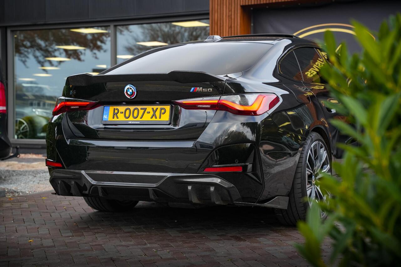 BMW i4 M50 High Executive 84 kWh Carbon Adapt. Cruise HeadUp Luxe Leder 20"LM Individual