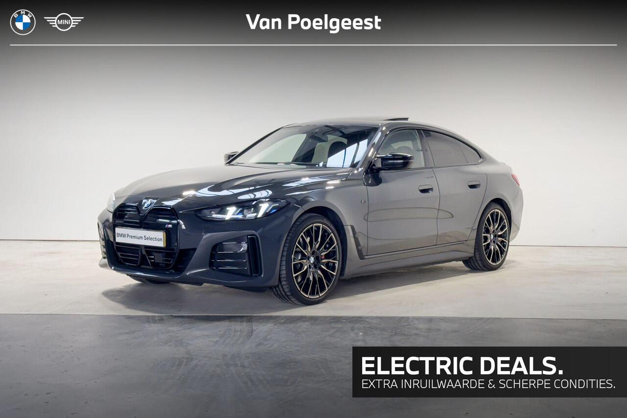 BMW i4 eDrive35 M Sport Edition | M-Sport Pro | Schuifdak | Leder | Harman Kardon | Dravit Grau Individual | 20'' Performance wielen | ElectricDeals