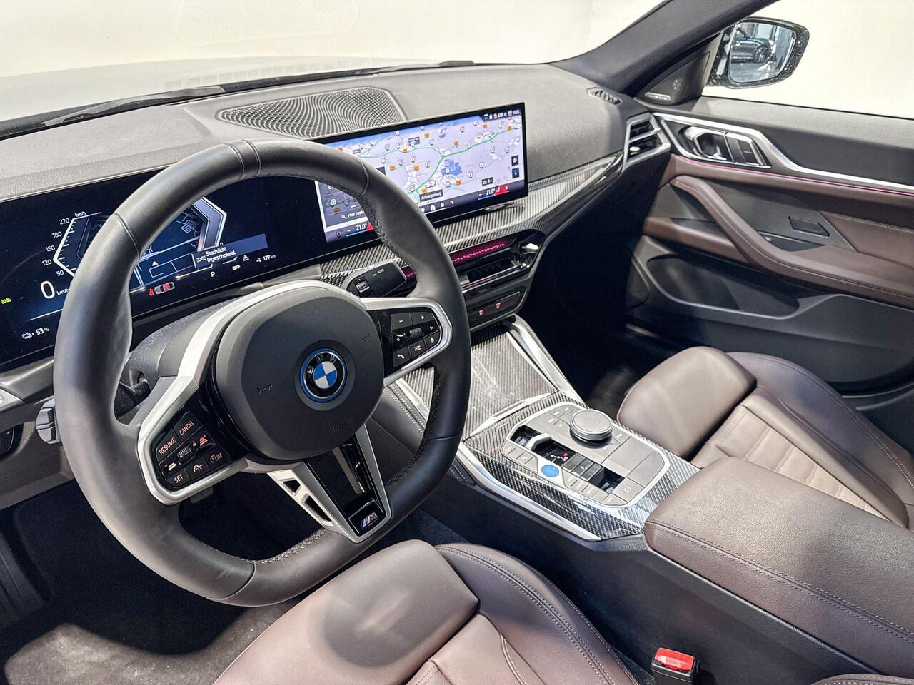 BMW i4 eDrive35 M Sport Edition | M-Sport Pro | Schuifdak | Leder | Harman Kardon | Dravit Grau Individual | 20'' Performance wielen | ElectricDeals