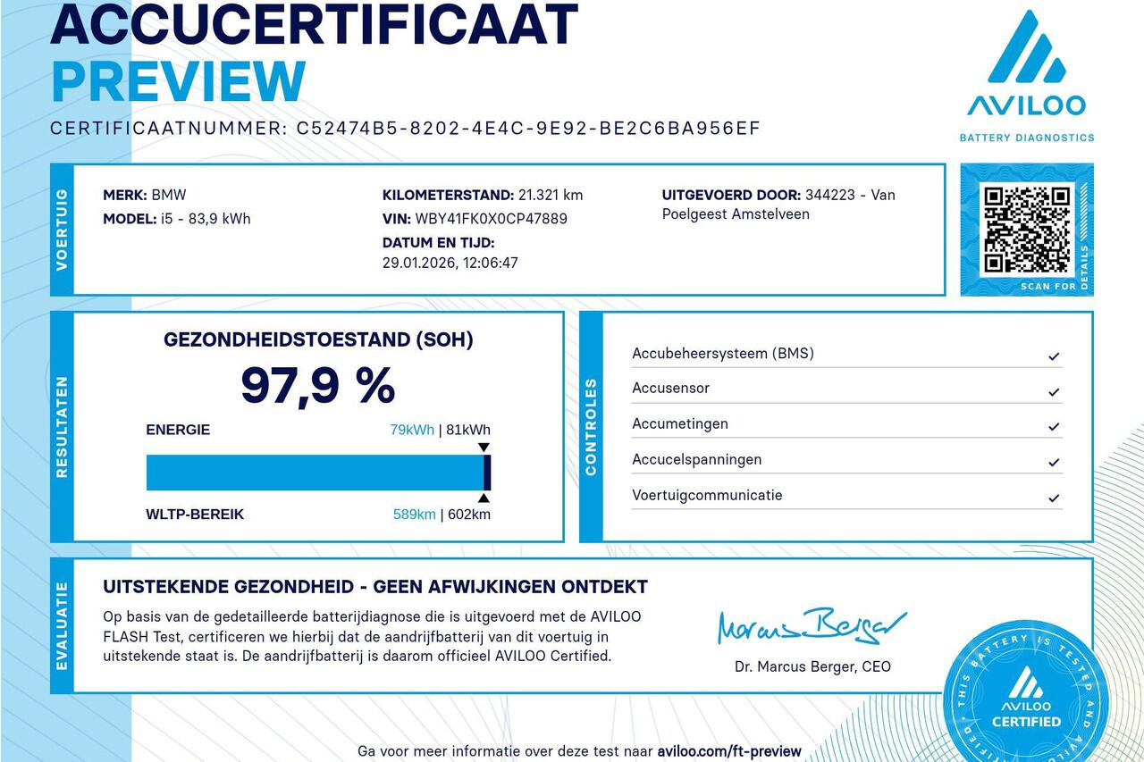 BMW i5 Sedan M60 xDrive 84 kWh