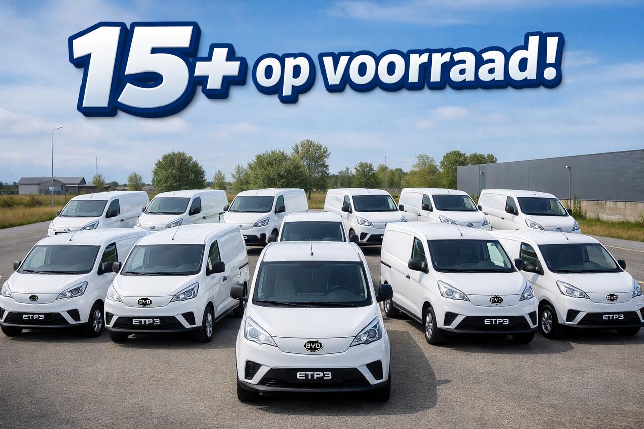 BYD ETP3 Standard 45 kWh | 15+ op voorraad! | A. camera | Clima | PDC | 2x schuifdeur | SOH 99% |