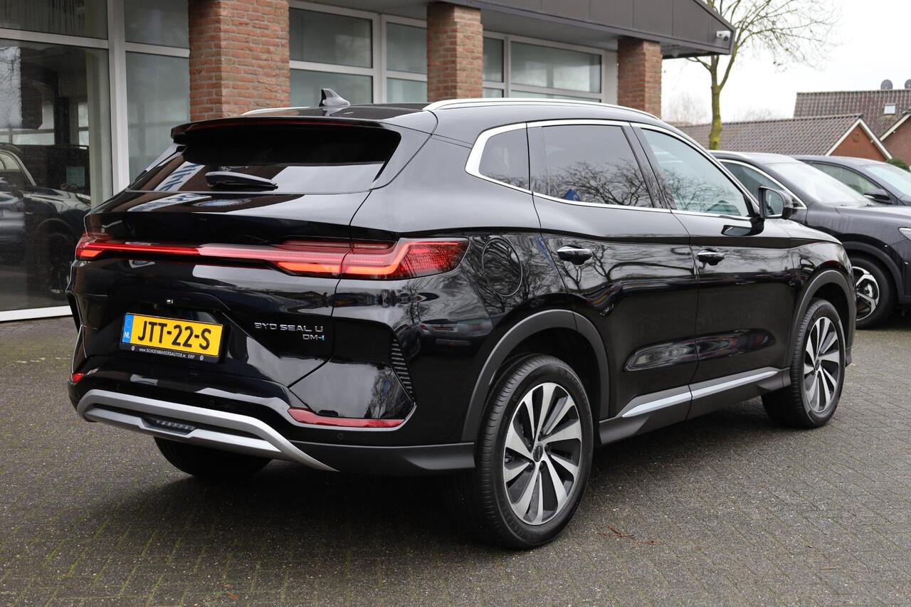 BYD Seal U 1.5 DM-i FWD Boost BRUIN-LEER CARPLAY PANO 360-CAMERA STOELVENTILATIE STUUR/STOELVERW. HUD ADAPTIVE-CRUISE CLIMA NAVI 2XPDC 19''LMV ENZ ENZ!