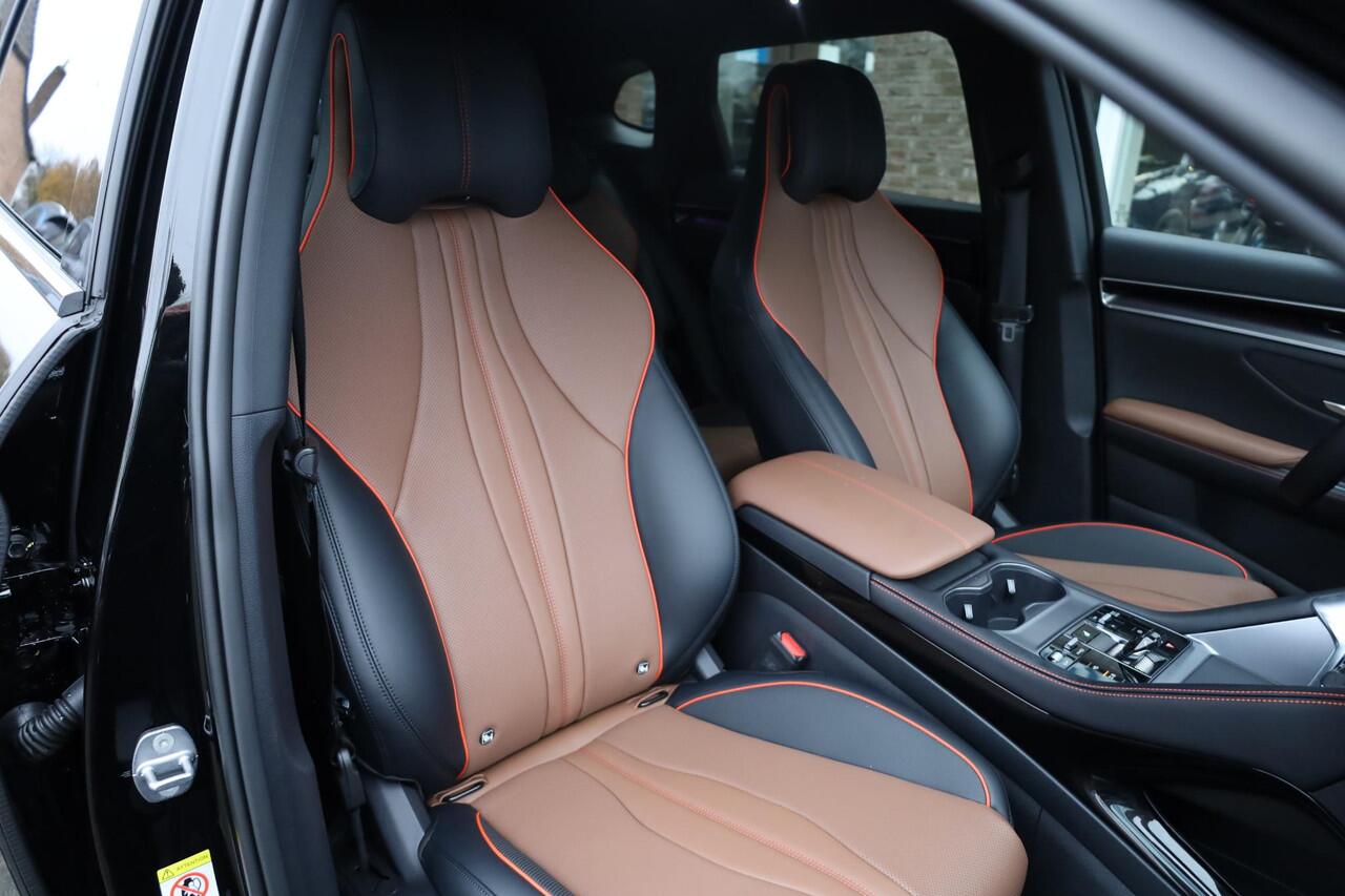 BYD Seal U 1.5 DM-i FWD Boost BRUIN-LEER CARPLAY PANO 360-CAMERA STOELVENTILATIE STUUR/STOELVERW. HUD ADAPTIVE-CRUISE CLIMA NAVI 2XPDC 19''LMV ENZ ENZ!