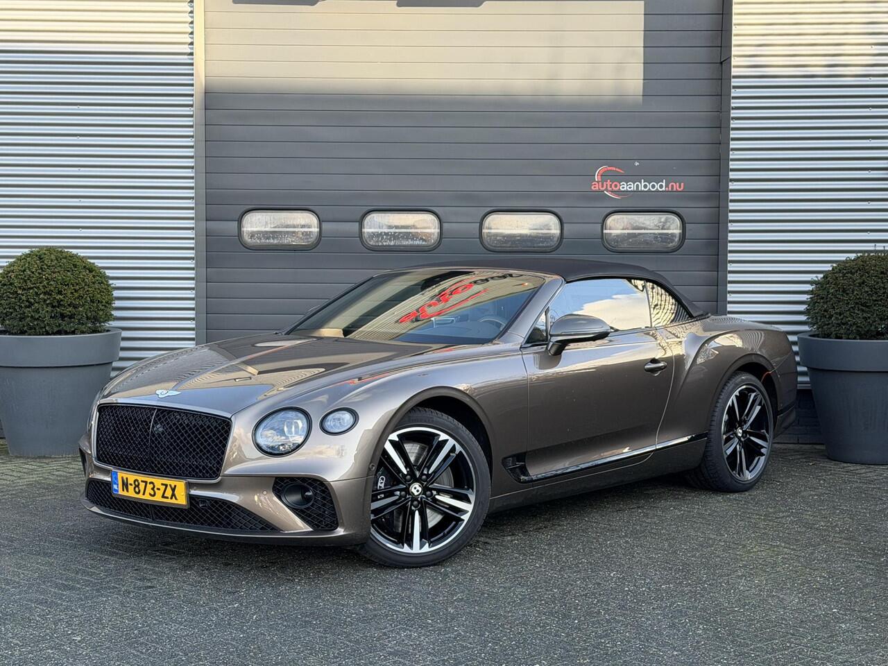 Bentley CONTINENTAL GTC 6.0 W12 | 360* Camera | Massage | Head-Up | Nightvision | Stoelverwarming/Koeling | Adaptive Cruise Control | DAB |
