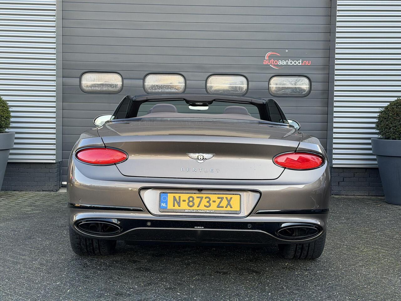 Bentley CONTINENTAL GTC 6.0 W12 | 360* Camera | Massage | Head-Up | Nightvision | Stoelverwarming/Koeling | Adaptive Cruise Control | DAB |