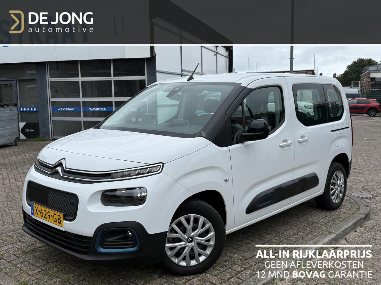 Citroen BERLINGO ë-Berlingo Feel 50 kWh Airco/Camera/Groot Scherm/Parkeersensoren/320km actieradius/GEEN AFLEVERKOSTEN