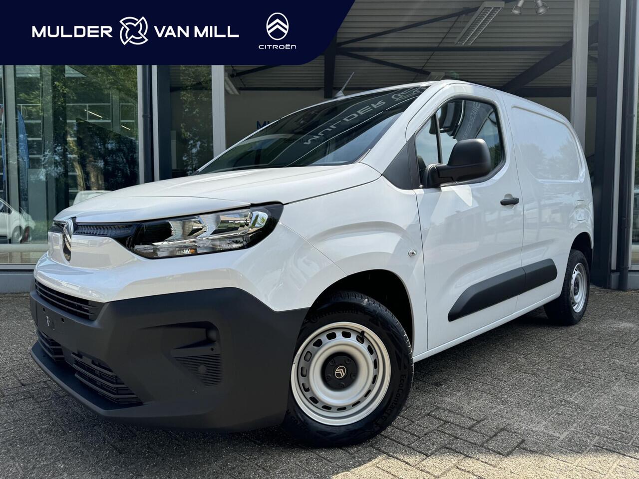 Citroen BERLINGO L1 1.5 BlueHDi 100pk | BPM vrij | Multimedia | Apple Carplay | Android Auto | Climate control | Keyless entry | Draadloze telefoonlader | Bluetooth | DAB+ radio | Achteruitrijcamera | Parkeersensoren achter | Airco | Cruise control | Reservewiel