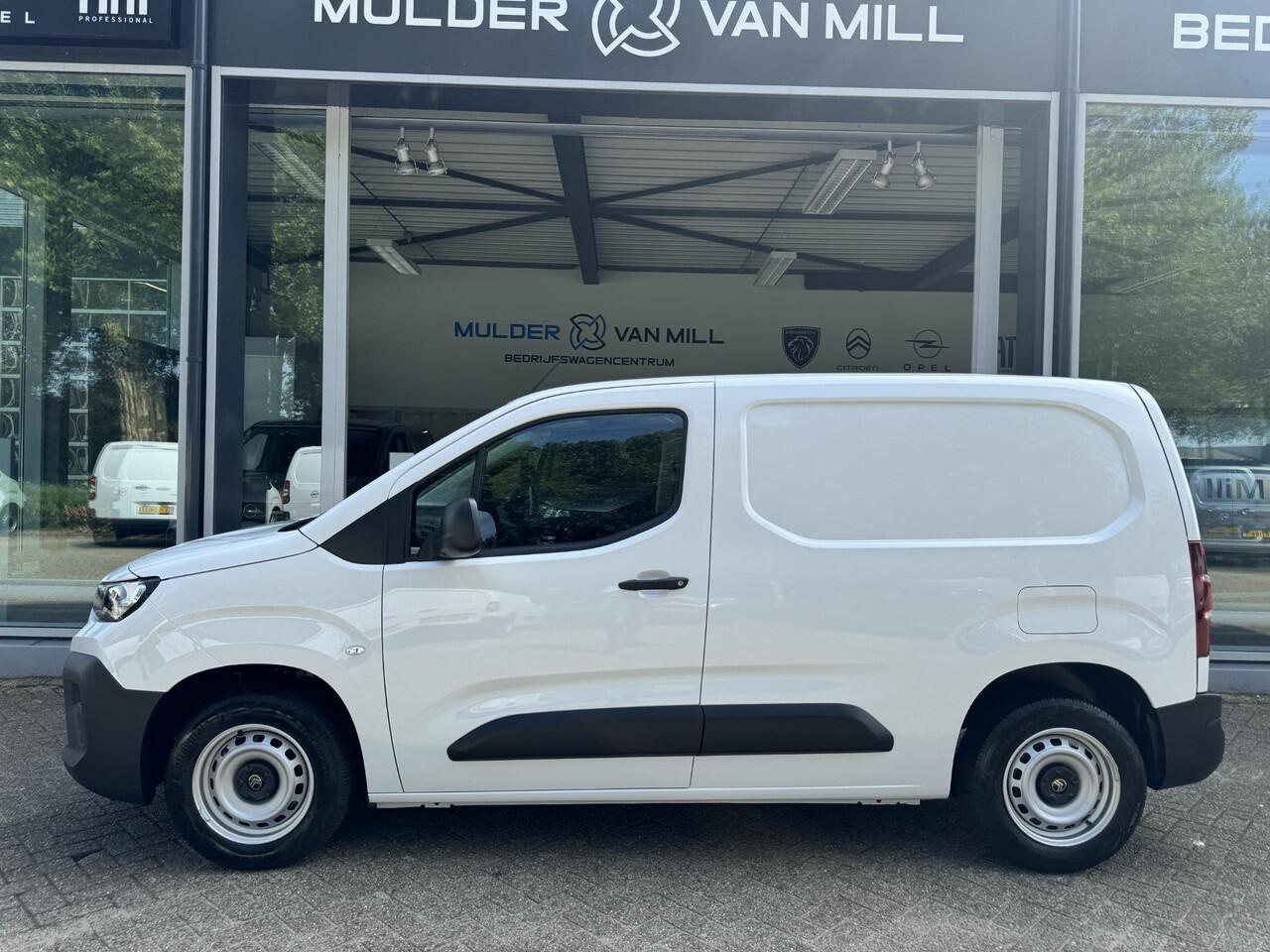 Citroen BERLINGO L1 1.5 BlueHDi 100pk | BPM vrij | Multimedia | Apple Carplay | Android Auto | Climate control | Keyless entry | Draadloze telefoonlader | Bluetooth | DAB+ radio | Achteruitrijcamera | Parkeersensoren achter | Airco | Cruise control | Reservewiel