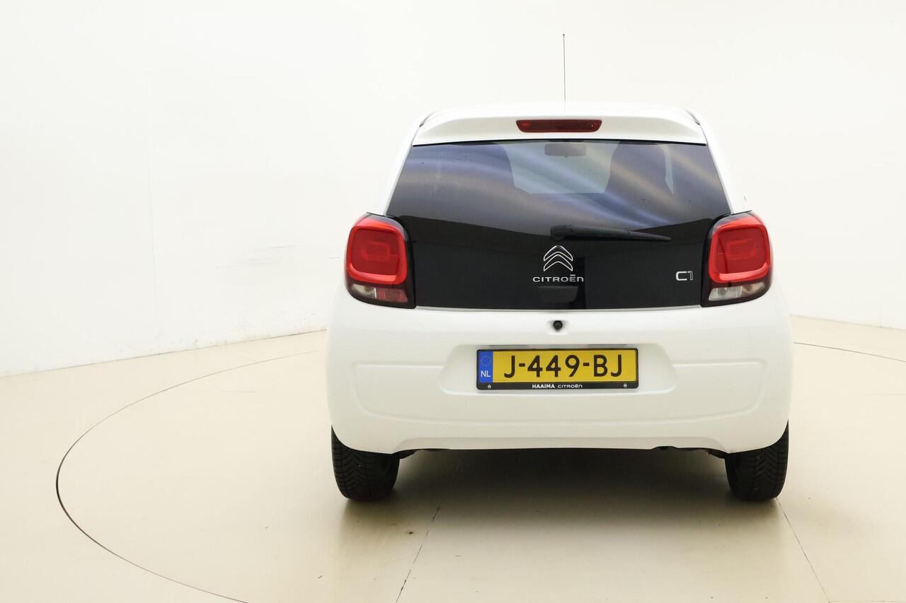 Citroen C1 1.0 VTi 72pk Feel 5 deurs | Airco | Bluetooth | All Seasonbanden | Weinig kilometers | Extra getint glas | Snelheidsbegrenzer | Electrische ramen | Centrale deurvergrendeling | Zuinige motor