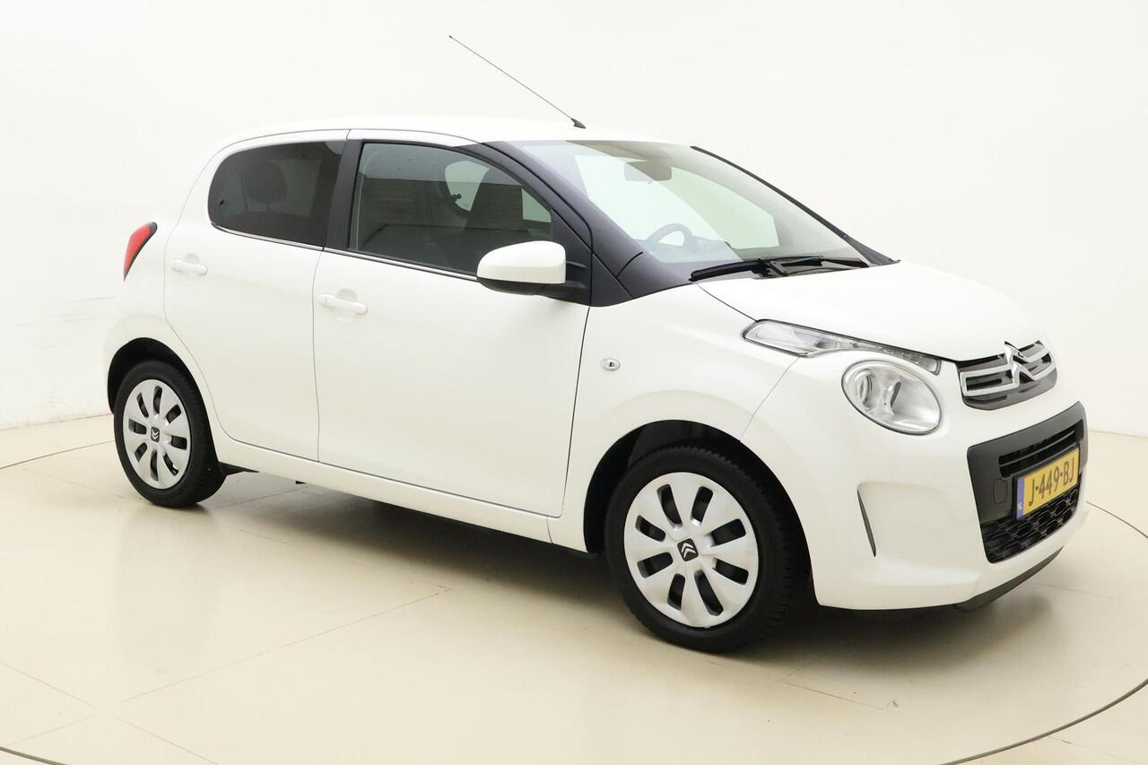 Citroen C1 1.0 VTi 72pk Feel 5 deurs | Airco | Bluetooth | All Seasonbanden | Weinig kilometers | Extra getint glas | Snelheidsbegrenzer | Electrische ramen | Centrale deurvergrendeling | Zuinige motor