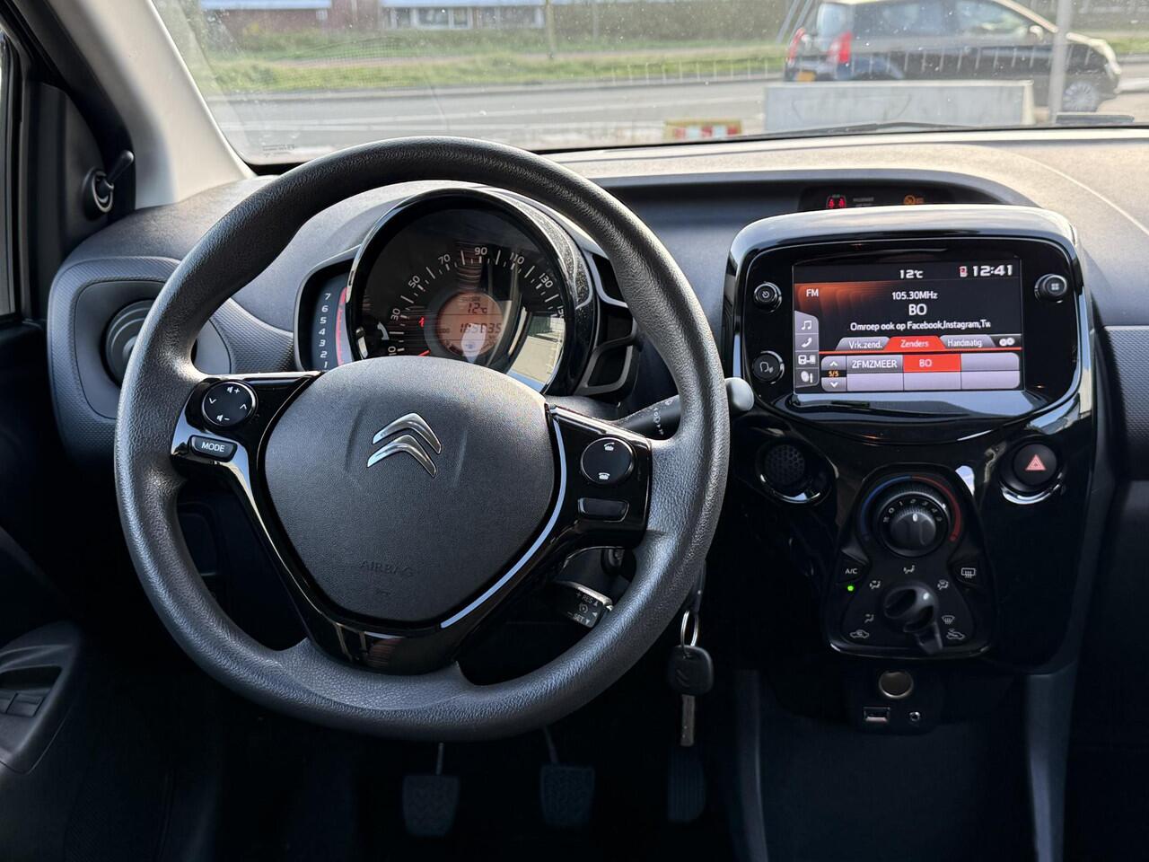 Citroen C1 1.0 VTi Feel / ALL-IN RIJKLAARPRIJS /Airco/AppleCarplay/Parkeersensoren/Donker getint Glas