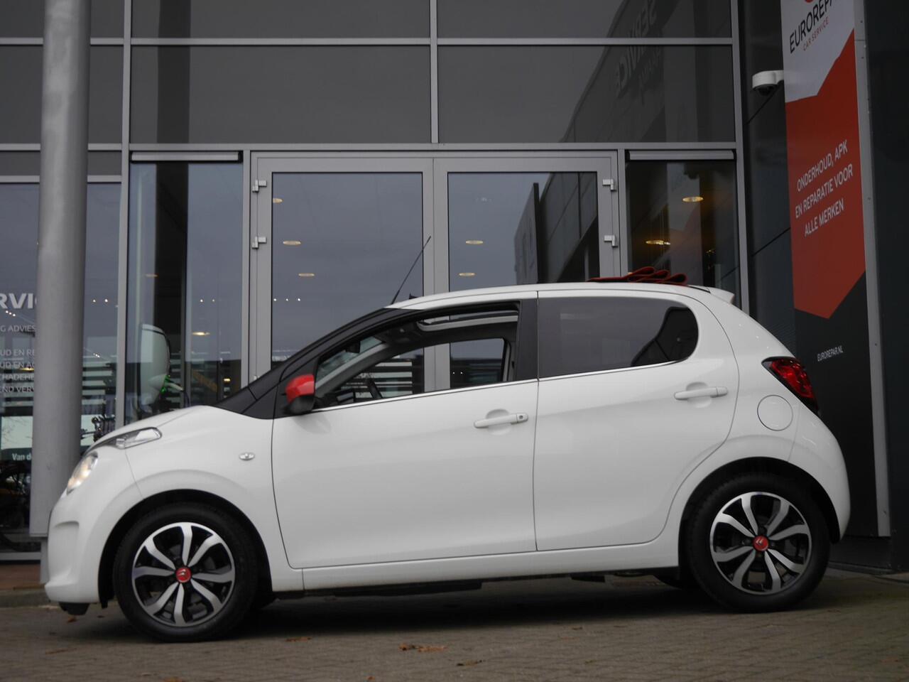 Citroen C1 1.0 VTi Airscape Shine | Cabrio dak | Achteruitrijcamera | Climate control | Lichtmetalen velgen | 5 deurs | Extra getint glas