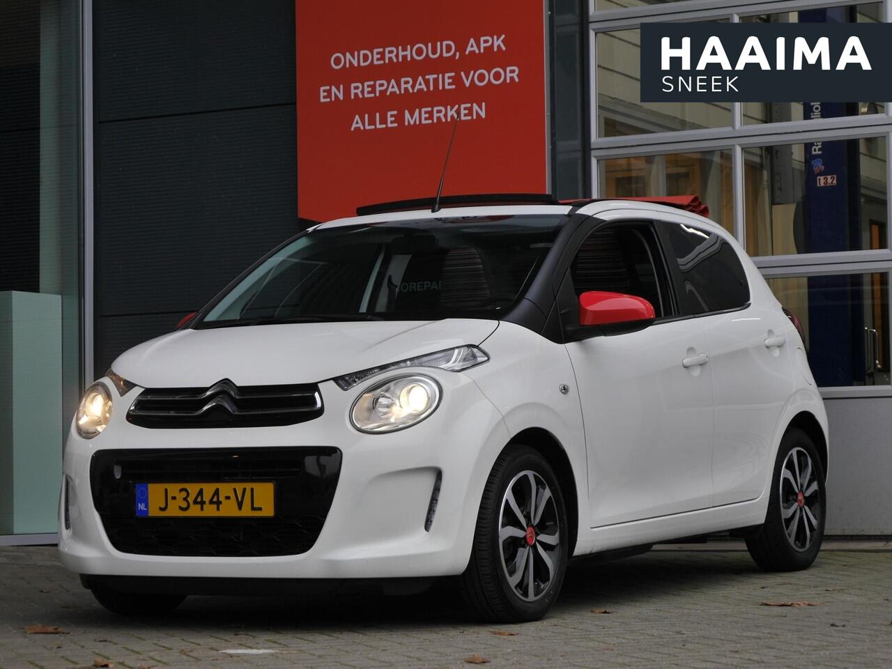 Citroen C1 1.0 VTi Airscape Shine | Cabrio dak | Achteruitrijcamera | Climate control | Lichtmetalen velgen | 5 deurs | Extra getint glas