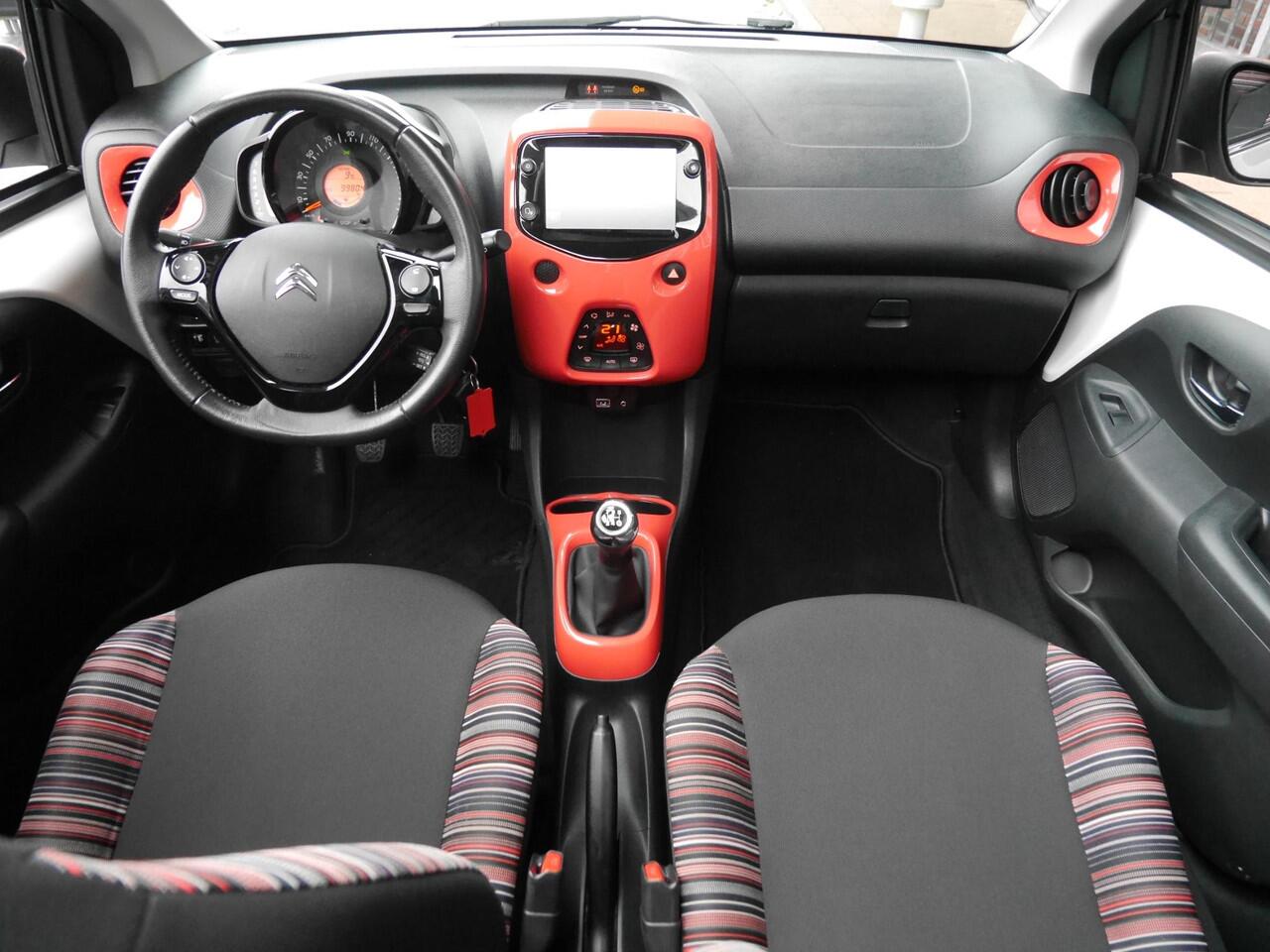 Citroen C1 1.0 VTi Airscape Shine | Cabrio dak | Achteruitrijcamera | Climate control | Lichtmetalen velgen | 5 deurs | Extra getint glas