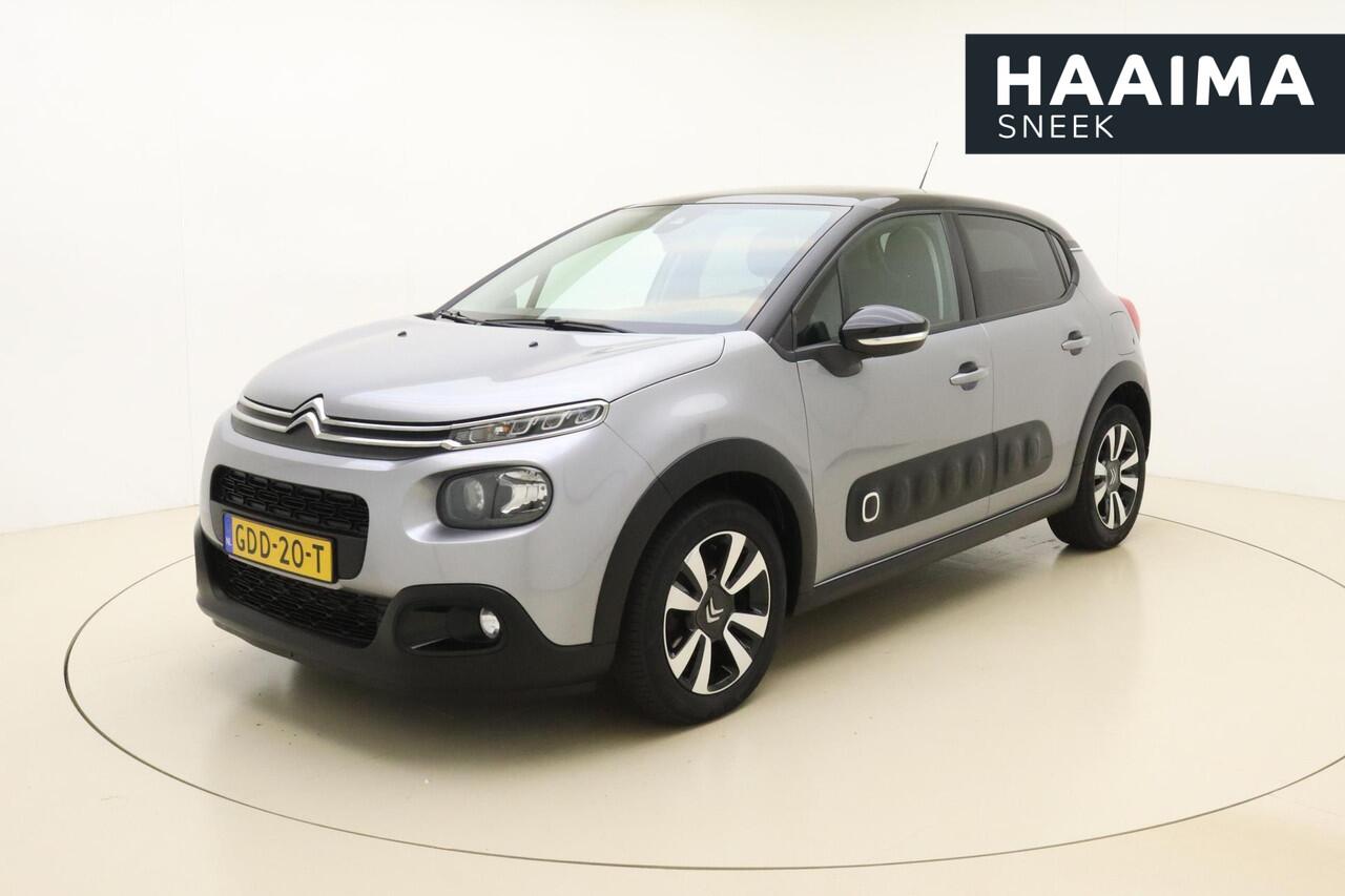 Citroen C3 1.2 PureTech S&S Feel Edition | Navigatie via Apple Carplay | Climate control | Glazen Panoramadak | Stoelverwarming | Zwart dak