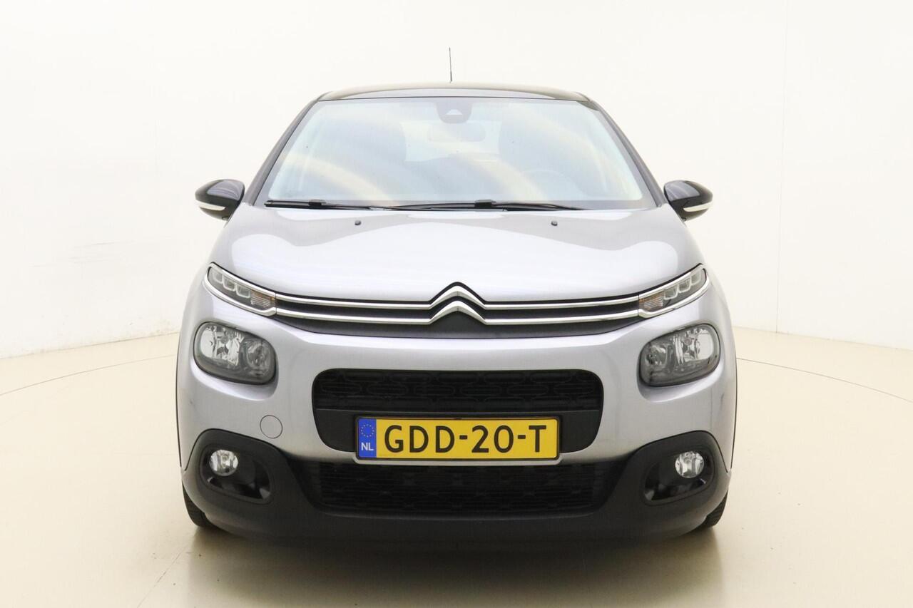 Citroen C3 1.2 PureTech S&S Feel Edition | Navigatie via Apple Carplay | Climate control | Glazen Panoramadak | Stoelverwarming | Zwart dak