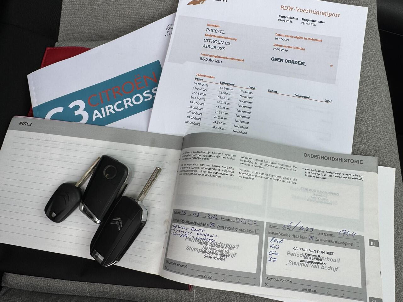 Citroen C3 Aircross 1.2 PureTech Feel Airco/Cruise/Trekhaak/66dkm...