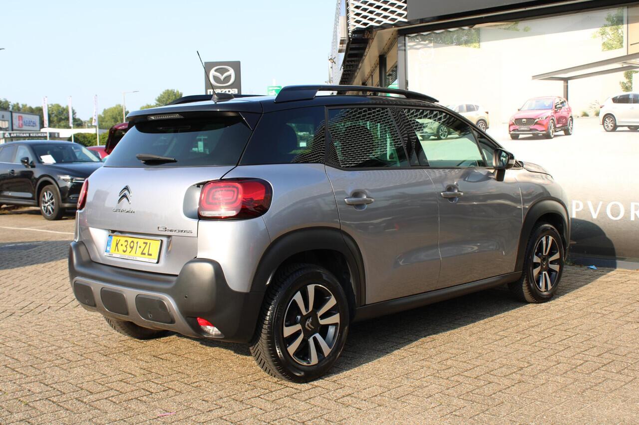 Citroen C3 Aircross 1.2 PureTech S&S Shine , Automaat, Navi, Clima, Camera, All season, LMV 16 Inch, Apple Carplay, Android Auto, Stoel Verwarming, LKA, PDC, Dakrails, Bluetooth