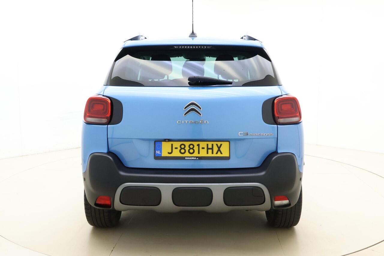 Citroen C3 Aircross 1.2 PureTech S&S Shine 110 PK | Navigatie | Climate control | Head-up Display | Keyless | Lichtmetalen velgen | Camera | Dakrails | Extra getint glas