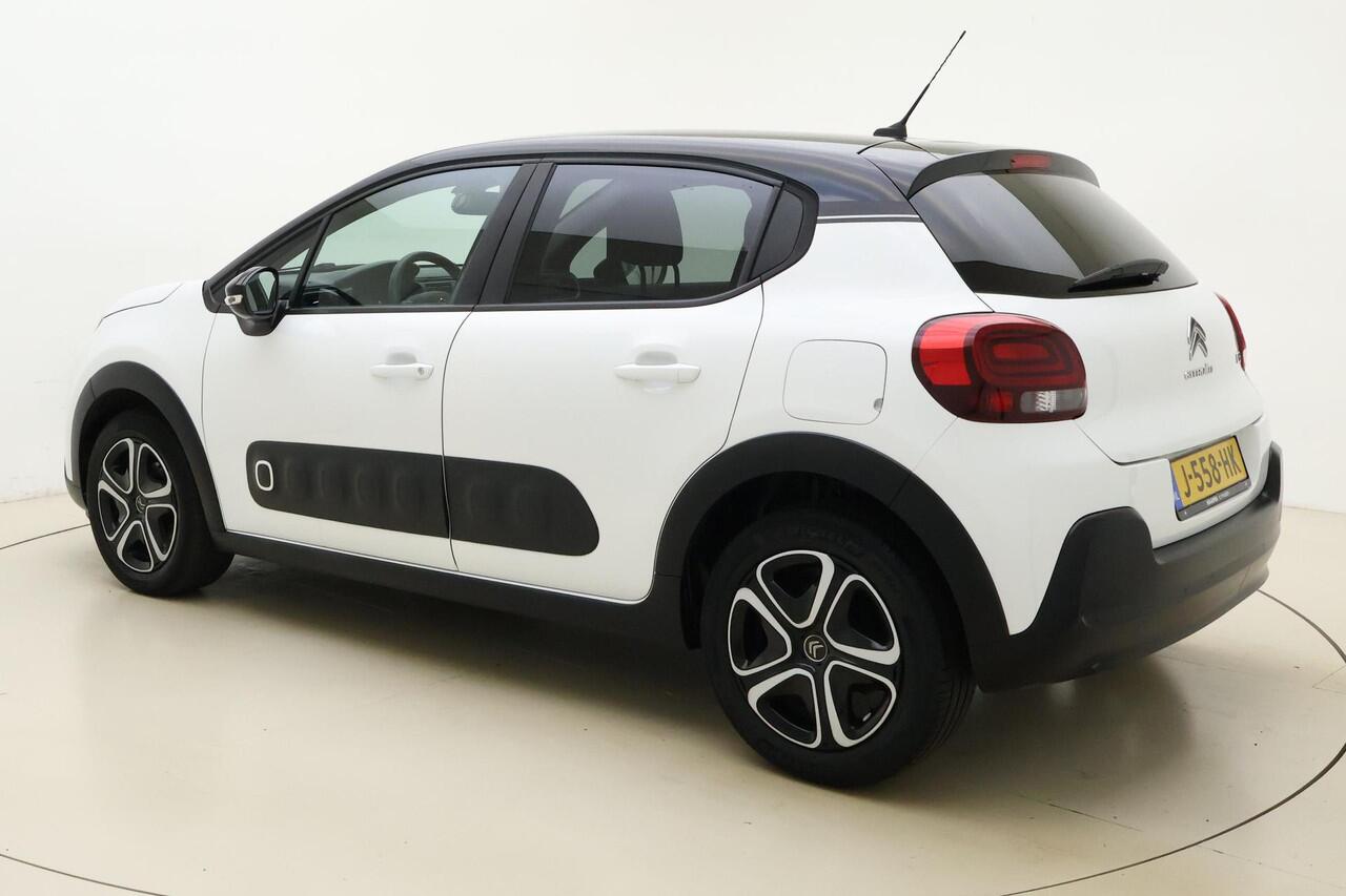 Citroen C3 1.2 PureTech 81pk Feel | Navigatie | Climate Control | Parkeersensoren Achter | Cruise Control | Zwart Dak | Weinig Kilometers | DAB Radio