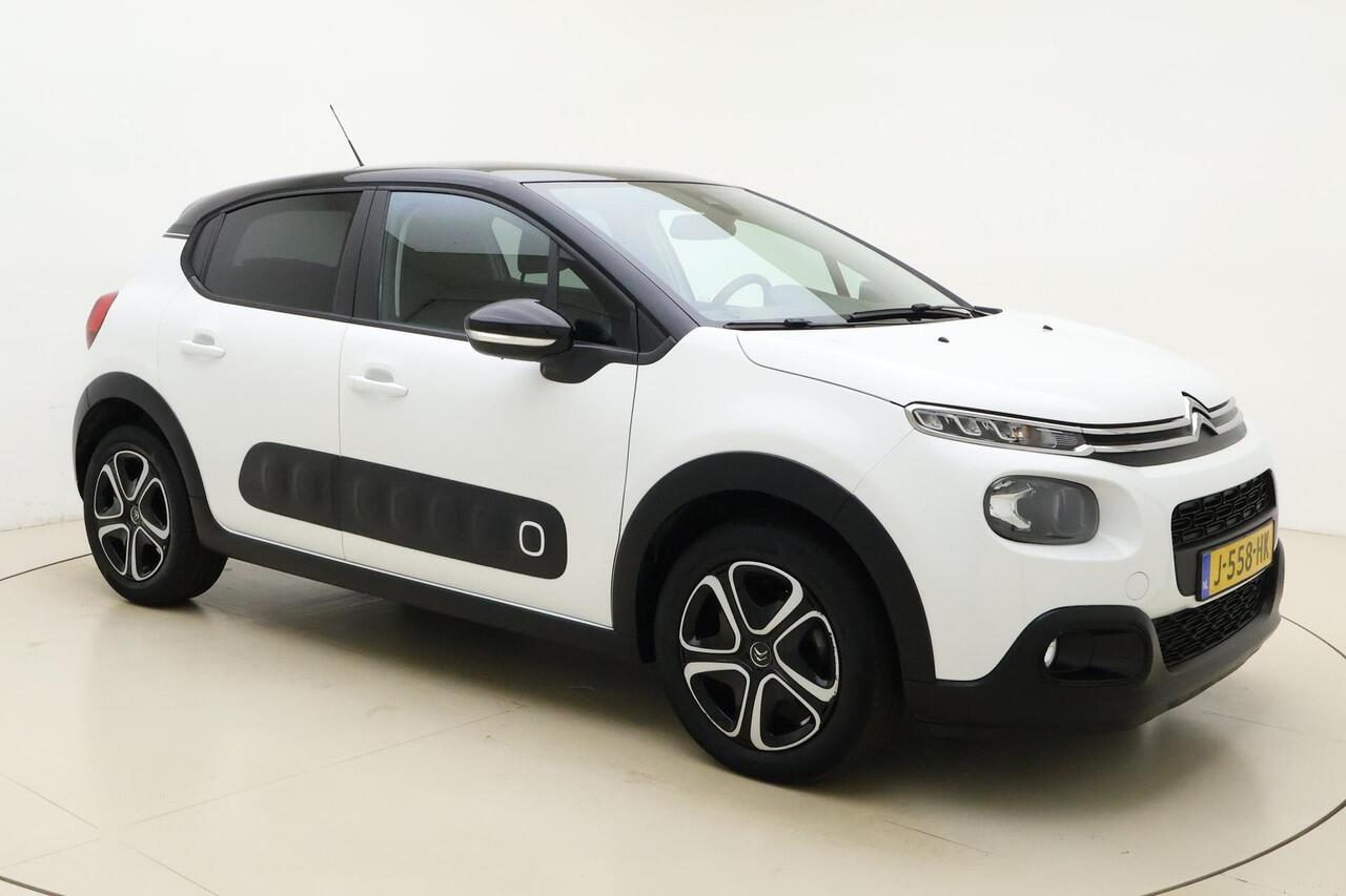 Citroen C3 1.2 PureTech 81pk Feel | Navigatie | Climate Control | Parkeersensoren Achter | Cruise Control | Zwart Dak | Weinig Kilometers | DAB Radio