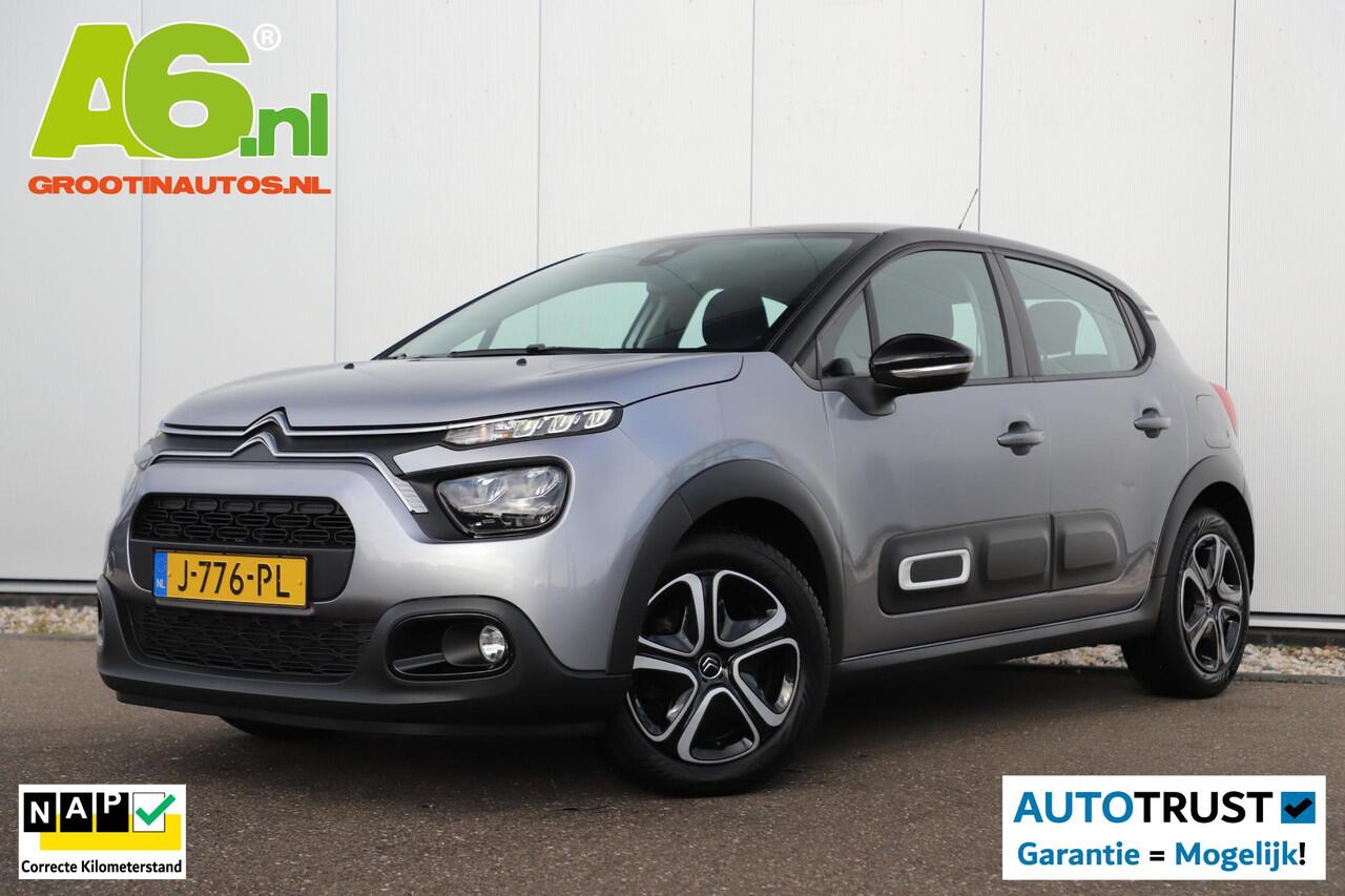 Citroen C3 1.2 PureTech Feel Navigatie Carplay Android Climate Cruise Control Rijstrooksensor Parkeersensor All-season banden!