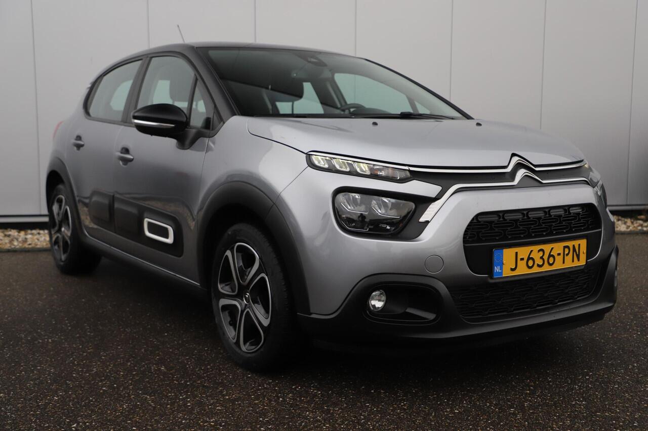 Citroen C3 1.2 PureTech Feel Carplay Android Navigatie Climate Cruise Control Rijstrooksensor Parkeersensor All-season banden!