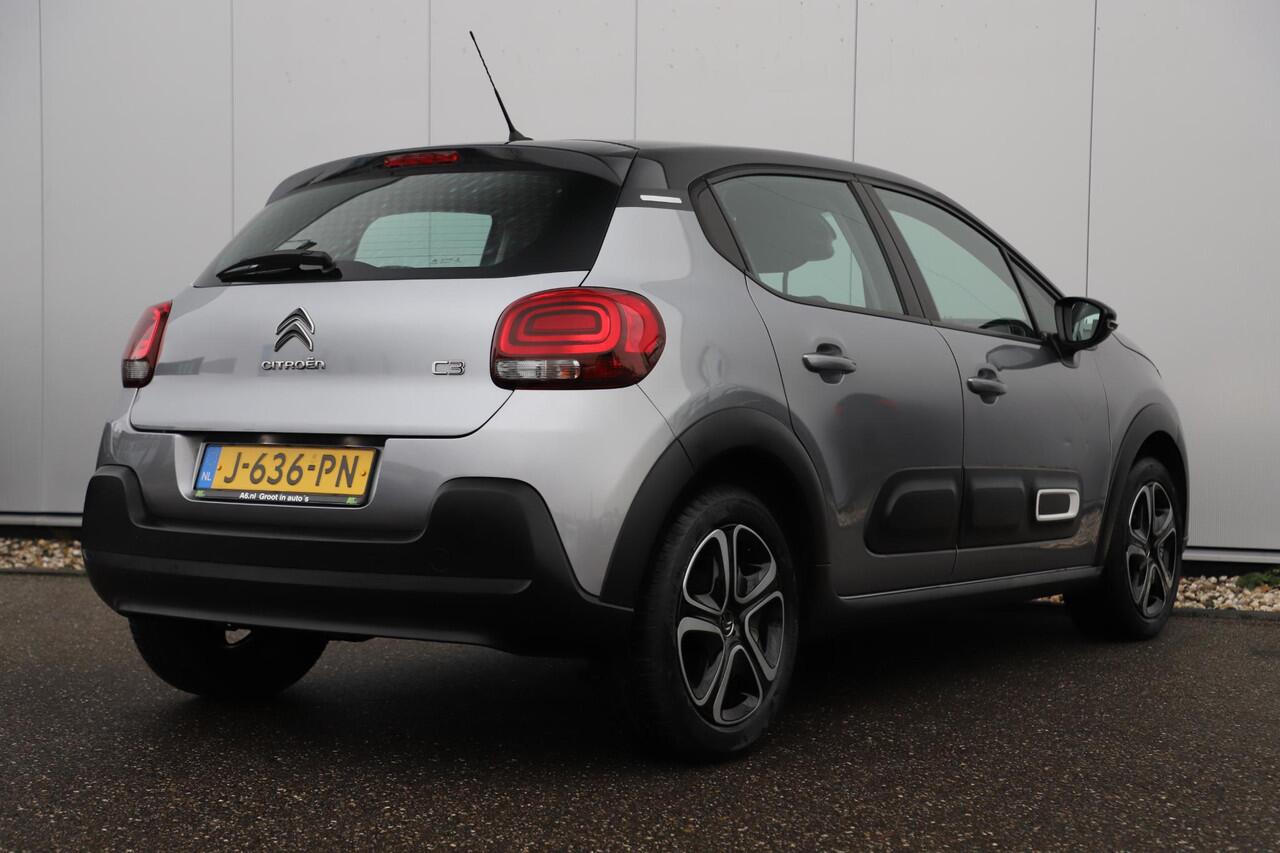 Citroen C3 1.2 PureTech Feel Carplay Android Navigatie Climate Cruise Control Rijstrooksensor Parkeersensor All-season banden!