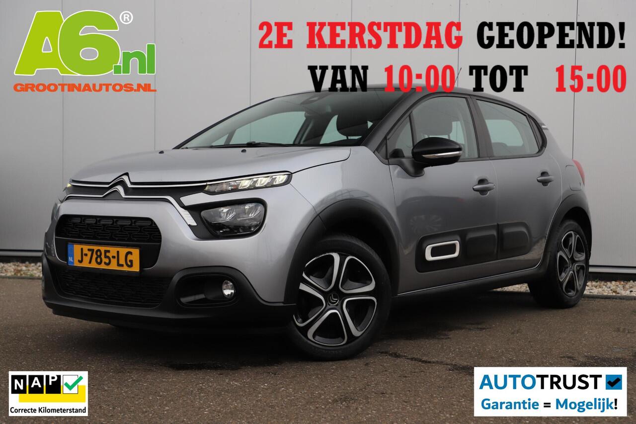 Citroen C3 1.2 PureTech Feel Navigatie Carplay Android Climate Cruise Control Rijstrooksensor Parkeersensor All-season banden!