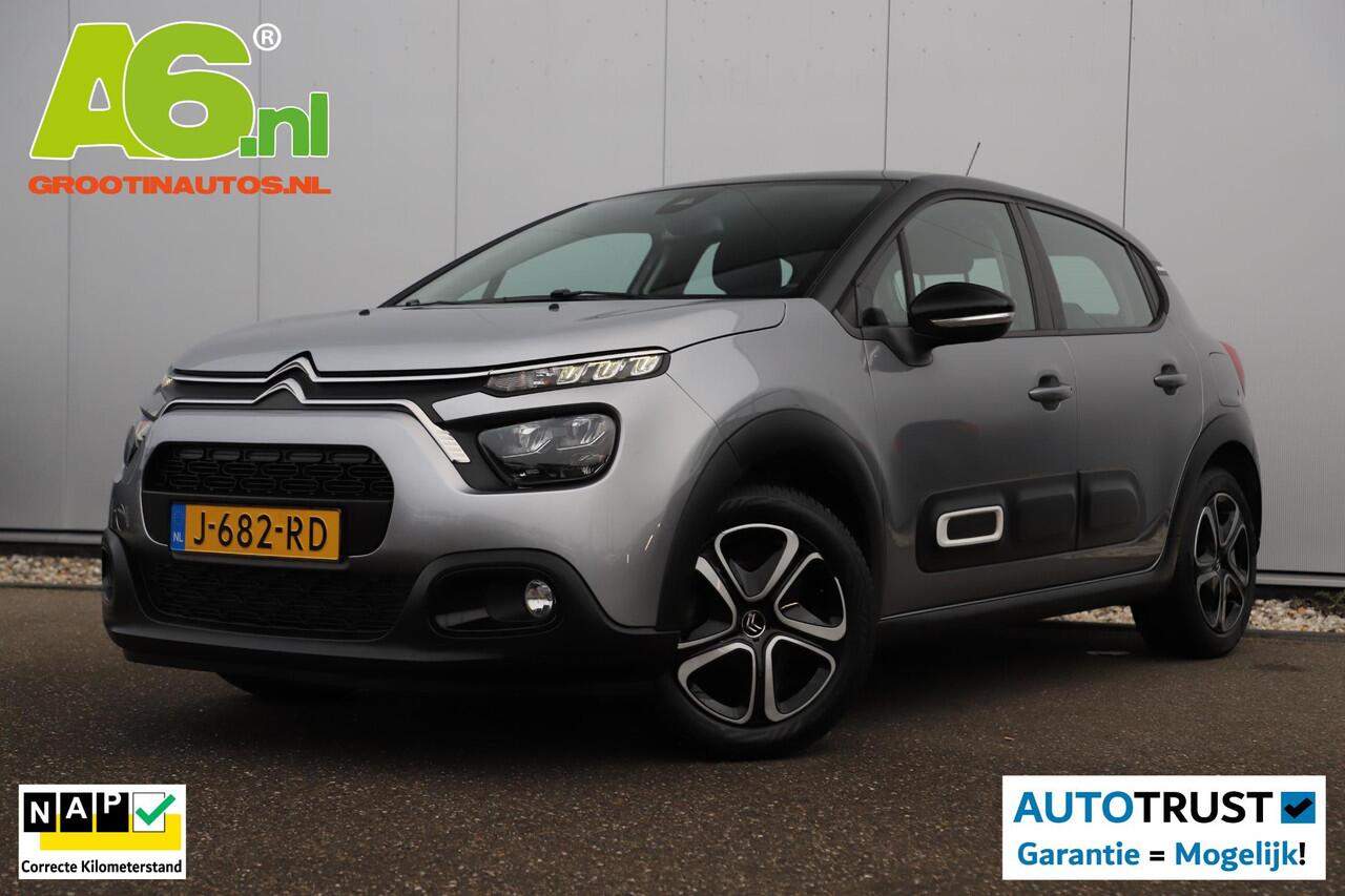 Citroen C3 1.2 PureTech Feel Navigatie Carplay Android Climate Cruise Control Rijstrooksensor Parkeersensor All-season banden!