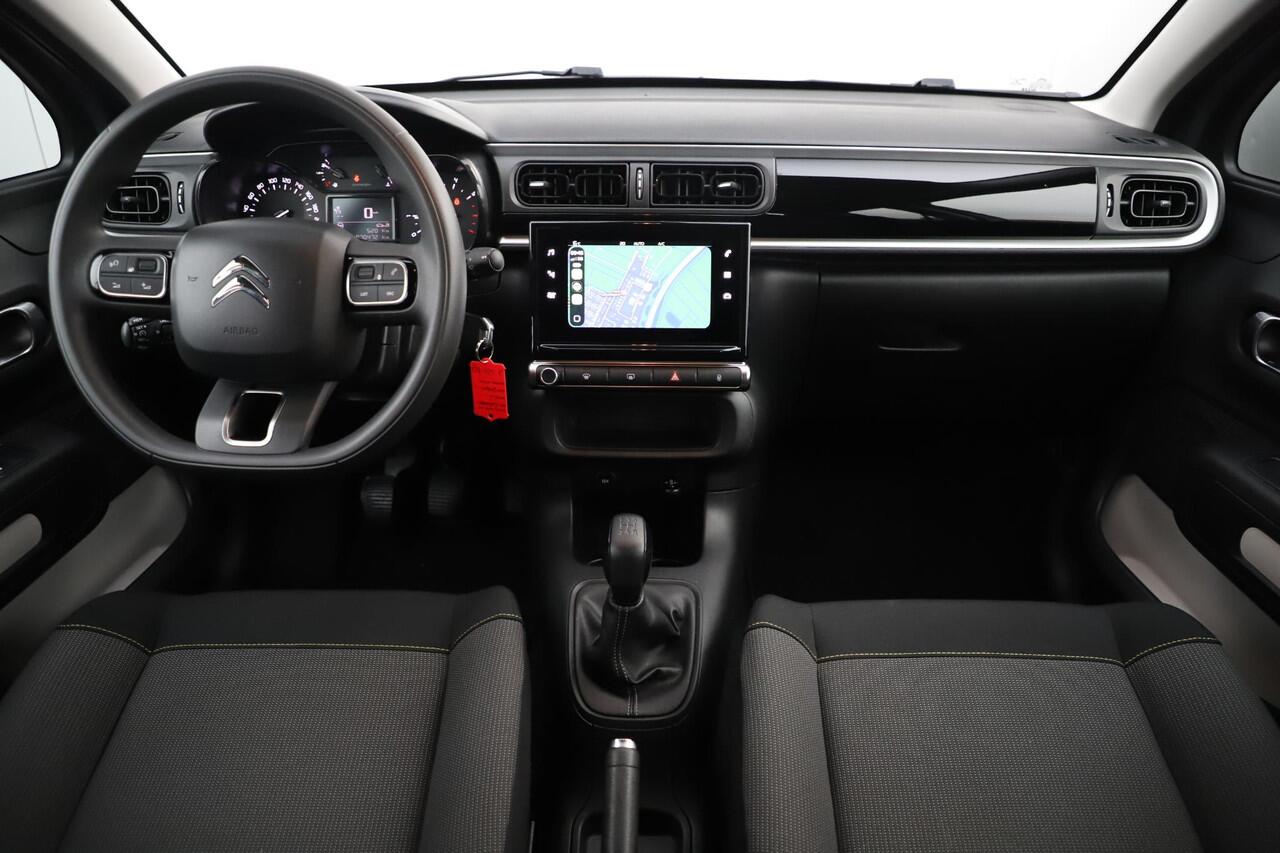 Citroen C3 1.2 PureTech Feel Navigatie Carplay Android Climate Cruise Control Rijstrooksensor Parkeersensor All-season banden!