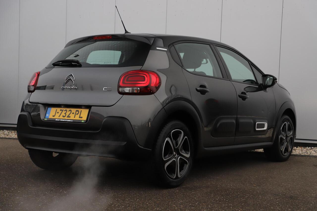 Citroen C3 1.2 PureTech Feel Navigatie Carplay Android Climate Cruise Control Rijstrooksensor Parkeersensor All-season banden!