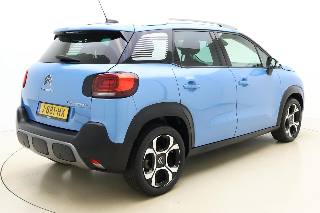 Citroen C3 Aircross 1.2 PureTech S&S Shine 110 PK | Navigatie | Climate control | Head-up Display | Keyless | Lichtmetalen velgen | Camera | Dakrails | Extra getint glas