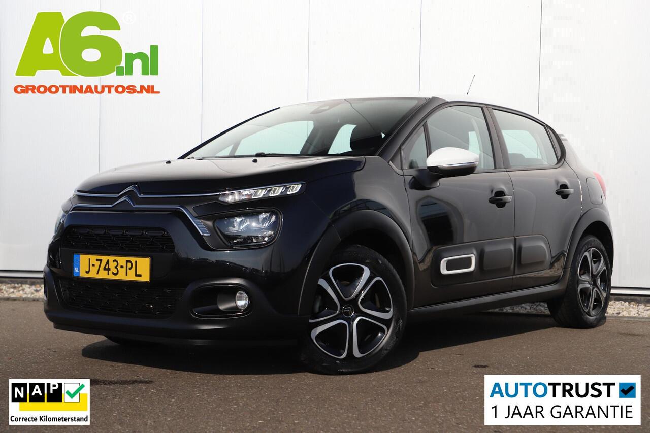 Citroen C3 1.2 PureTech Feel Navigatie Carplay Android Climate Cruise Control Rijstrooksensor Parkeersensor All-season banden!