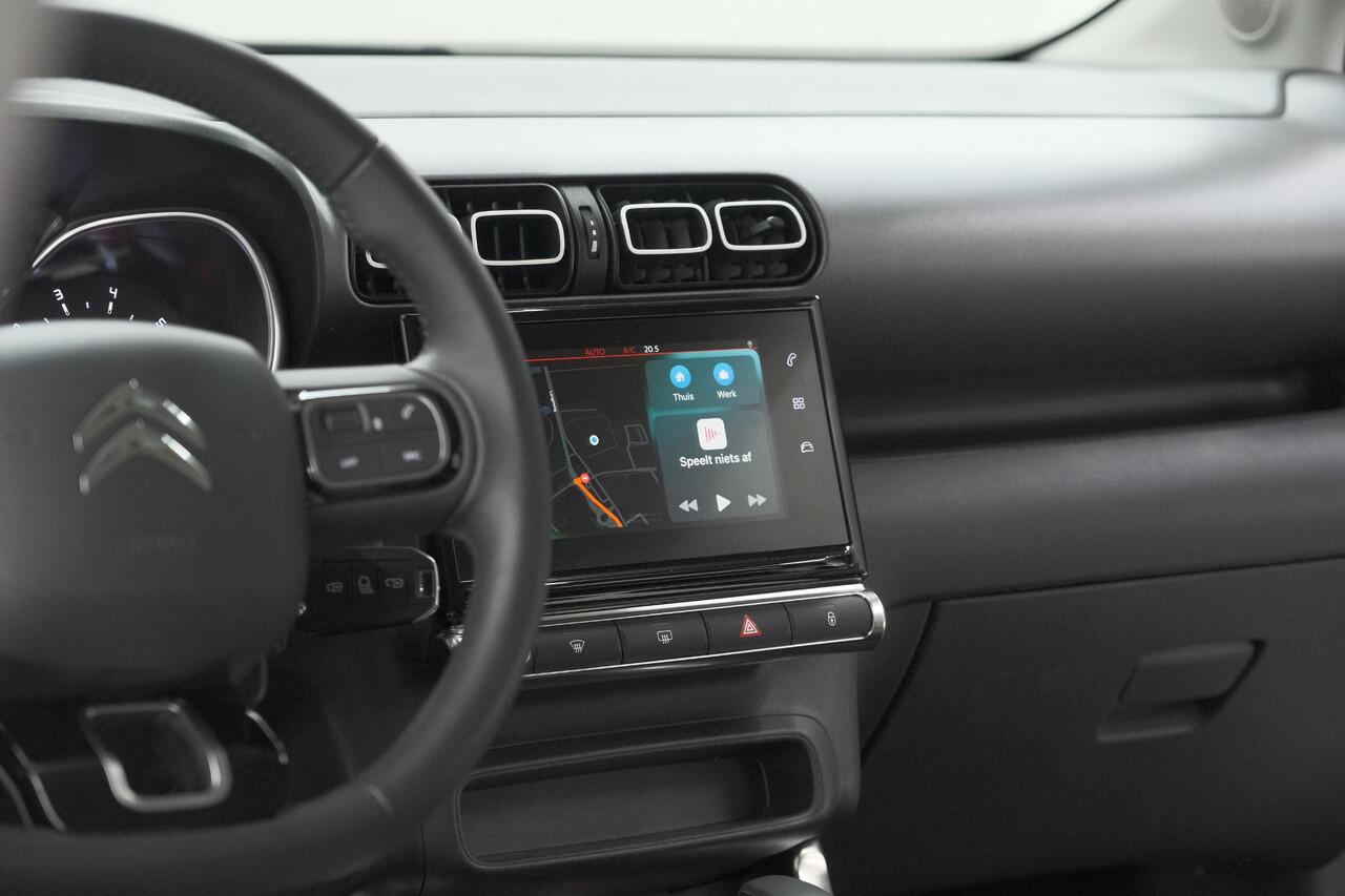 Citroen C3 Aircross PureTech 130 EAT6 Max | Parkeersensoren | Stoelverwarming | Apple Carplay | 16 Inch Lichtmetalen Velgen