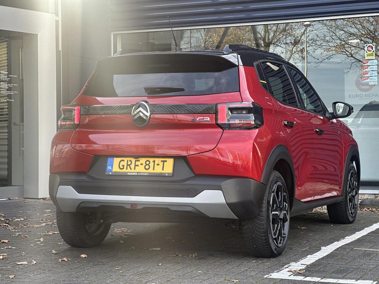 Citroen C3 Ë-C3 Max 113pk 44 kWh | Comfort Stoelen | Apple Carplay/Android Auto | Parkeercamera/-sensoren | Full LED | DAB | Cruise Control | Climate Control | Draadloze telefoonlader |