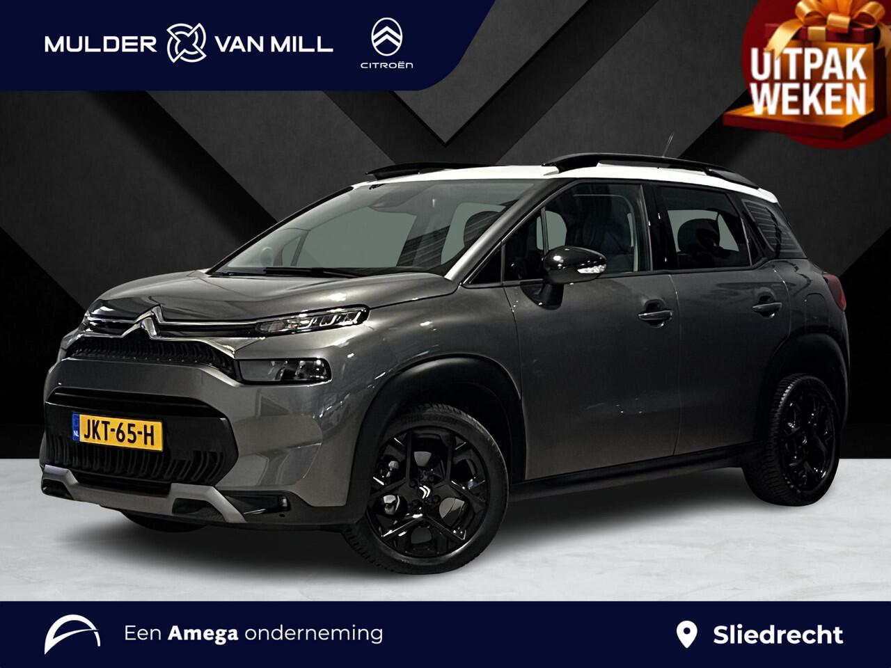 Citroen C3 Aircross Shine Pack 1.2 Turbo 110pk | LEDER | STOELVERW. | KEYLESS ENTRY | HEAD-UP DISPLAY | 17" LM-VELGEN | NAVI | CAMERA | ALL-SEASONBANDEN