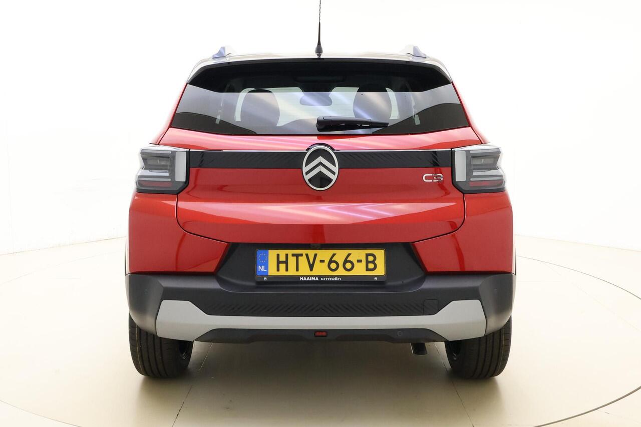 Citroen C3 1.2 Turbo 100pk Max | Navigatie | Climate control | Camera | Lichtmetalen velgen | Extra getint glas | Dakrails | Parkeersensoren | DAB radio