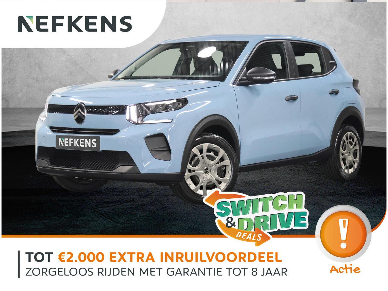 Citroen C3 1.2 Turbo 100pk You | Incl. ¤865,- Korting! | CruiseControl | Airco | Bluetooth | Parkeersensoren Achter | Verkeersbordherkenning |