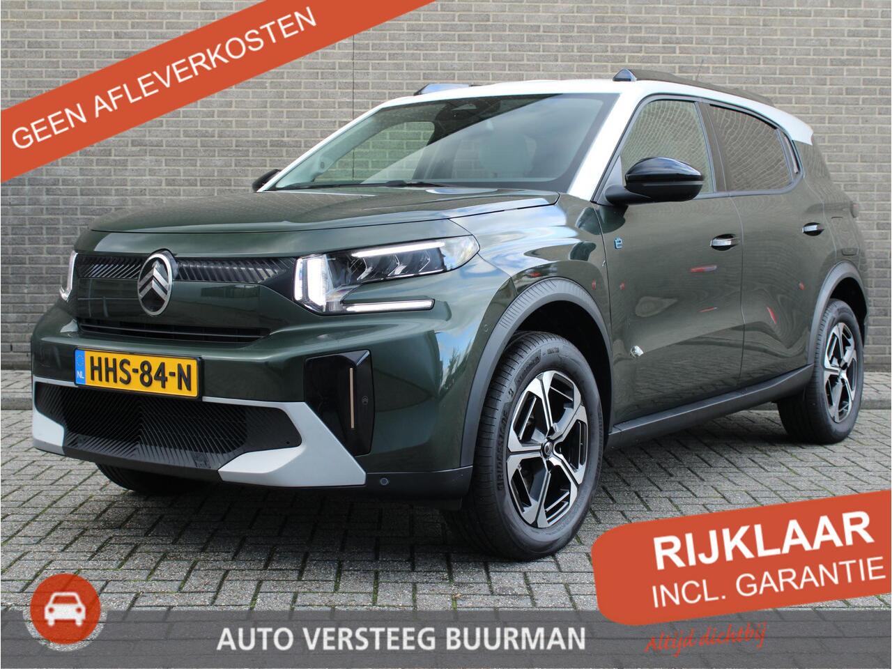 Citroen C3 Ë-C3 Aircross Max 113pk 44 kWh Automaat, Navigatie, Applecarpl./Andr. Auto, Dodehoek detectie, Achteruitrijcamera, Luxe bekleding