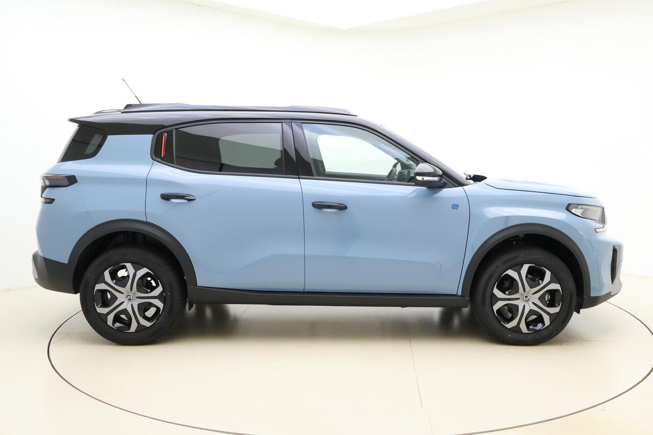 Citroen C3 Ë-C3 Aircross Plus 113pk 44 kWh 100% Elektrisch | Camera | Airco | Cruise Control | Bluetooth | Two Tone Perla Nera Black | Nieuw uit voorraad leverbaar | Voorraad