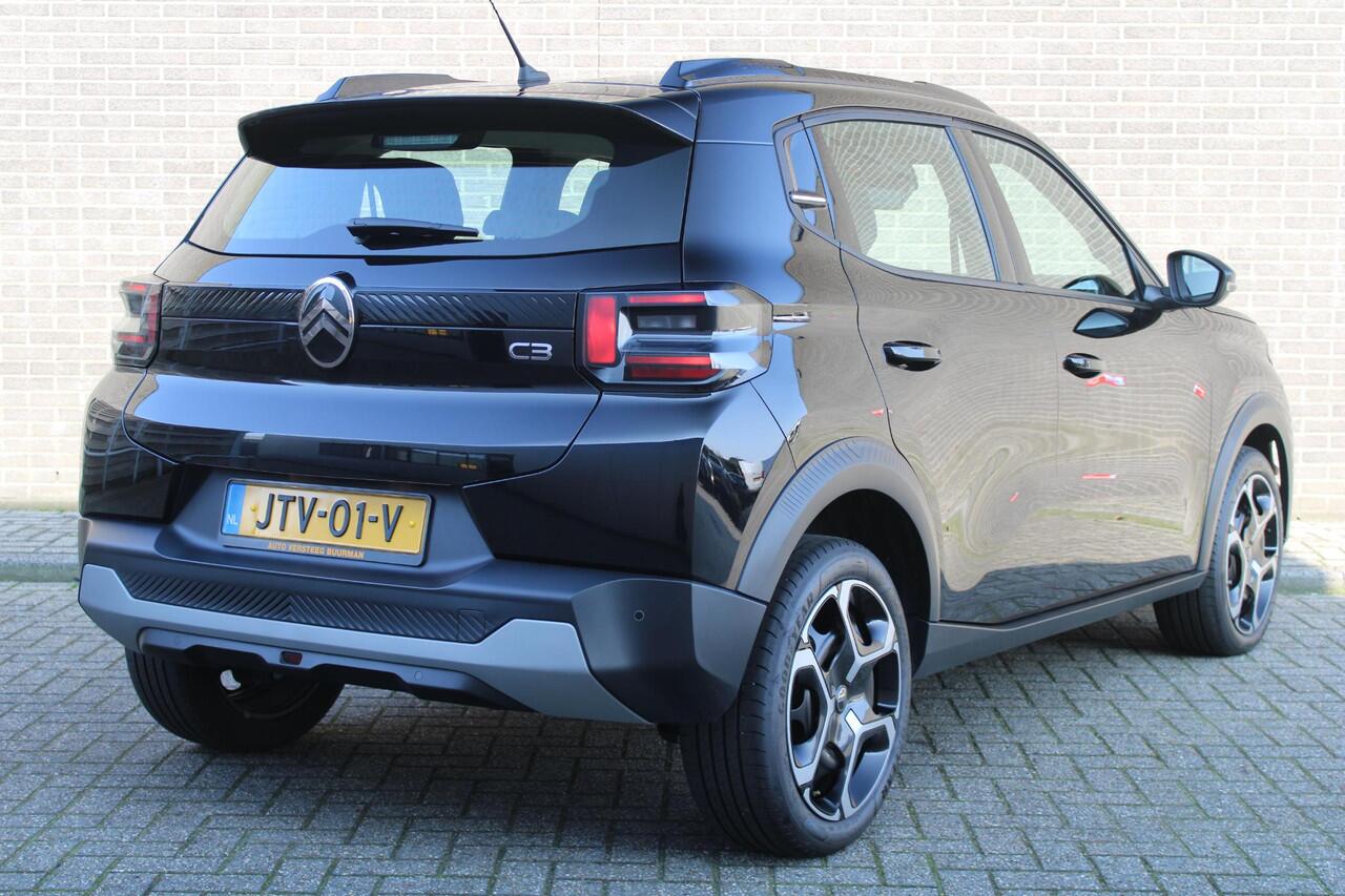 Citroen C3 1.2 Turbo 100pk Plus Applecarpl./Andr. Auto, CruiseControl, Airco, Elektr. Ramen voor, DAB, Bluetooth