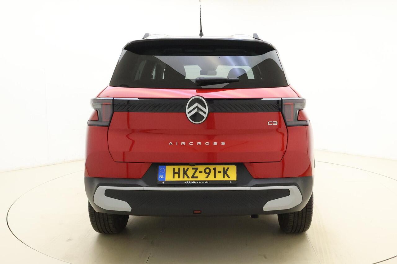 Citroen C3 Aircross 1.2 T S&S You + Pack Plus | Draadloos Apple Carplay | Climate Control | Camera | Dakrail | Comfort Seats | Touchscreen