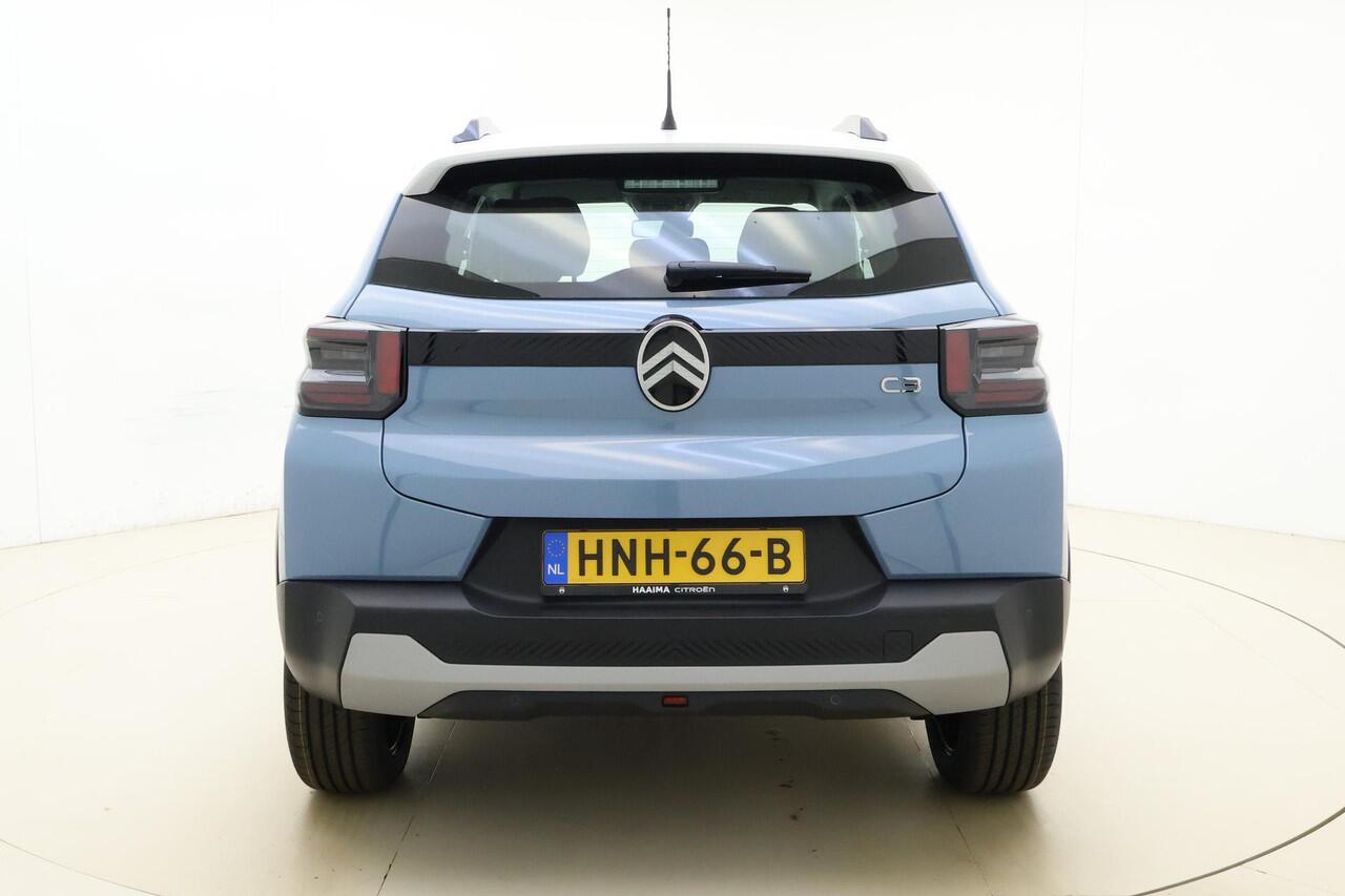 Citroen C3 1.2 Turbo 100PK Plus | Achteruit Rijcamera | Regensensor | Parkeer Sensoren Achter | Draadloze Apple Carplay & Android Auto | DAB+ | Airco |