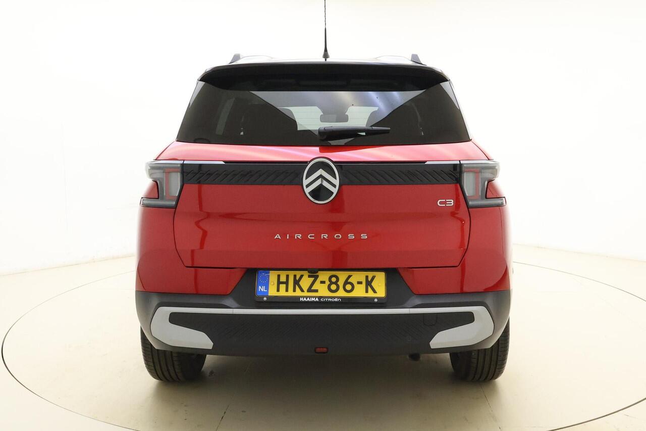 Citroen C3 Aircross 1.2 T S&S You + Pack Plus | Navigatie via Carplay | Climate control | Camera | Lichtmetalen velgen | Dakrails | Hoge instap