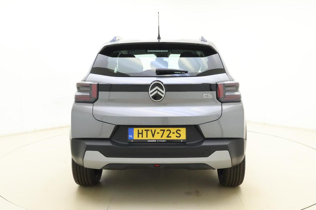 Citroen C3 1.2 Turbo 100pk Plus | Navigatie via carplay | Airco | Dakrails | DAB Radio | Cruise control | Parkeersensoren achter | LED Verlichting