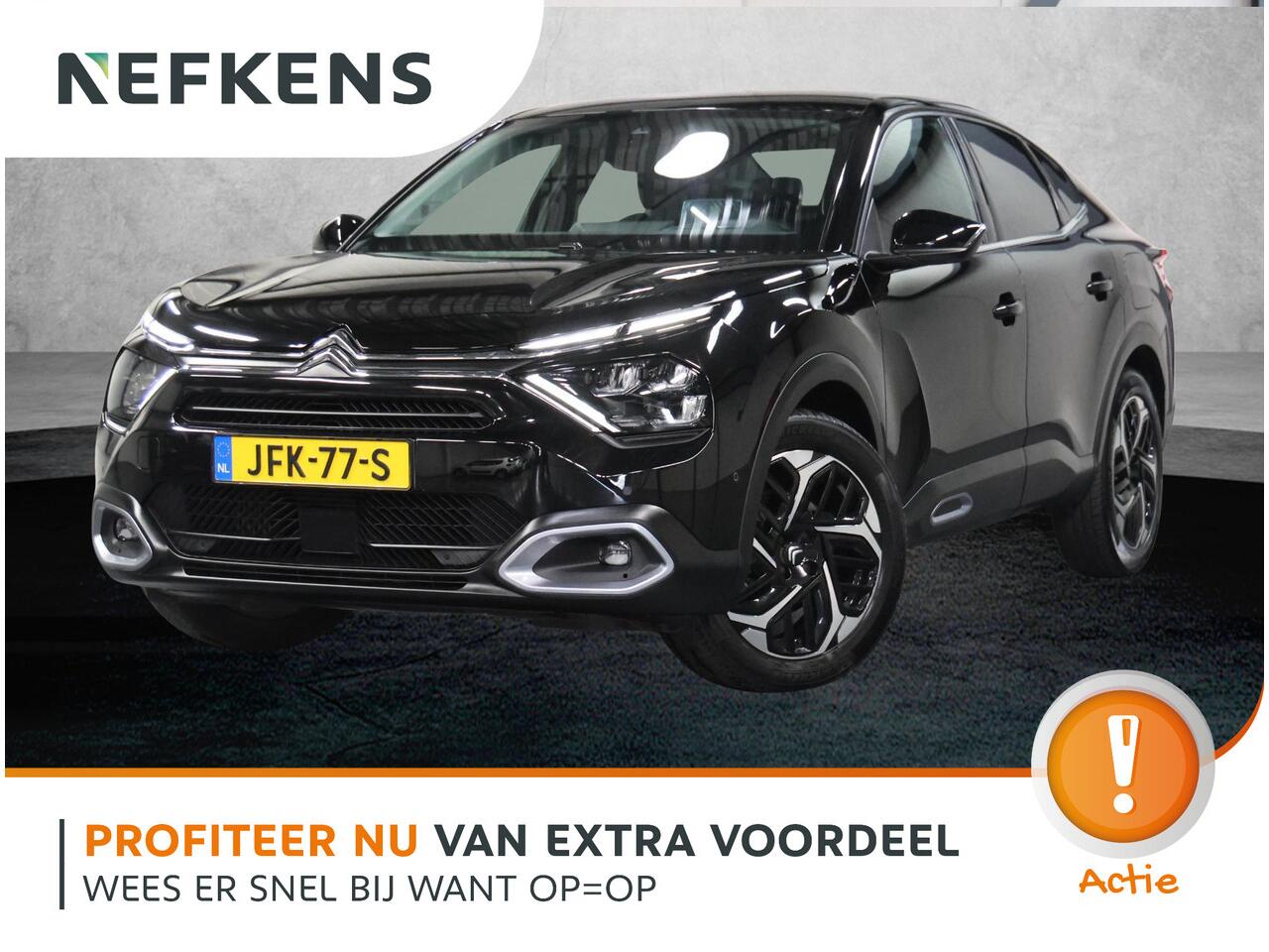 Citroen C4 X 1.2 130PK Max | 1ste Eigenaar | Head-Up Display | AUTOMAAT | Adaptive Cruise Control | Armsteun | Camera | Navigatie | Keyless | AppleCarPlay/AndroidAuto | Lederen/Stoffenbekleding | Isofix | Privacy Glass |