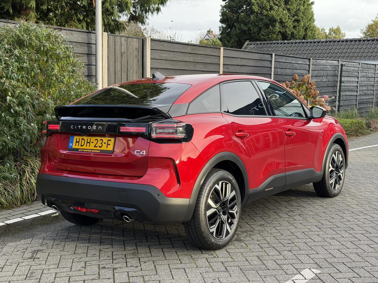 Citroen C4 Max 1.2 Hybrid 136PK e-DCS6 Automaat Navigatie, Rondomzichtcamera, Keyless, Stoel & Stuurwielverwarming, Adaptieve Cruise Control