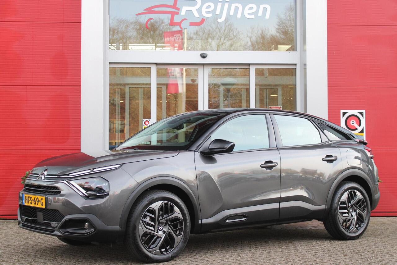 Citroen C4 1.2 Hybrid 145PK BUSINESS | KEYLESS ENTRY/START | DRAADLOZE APPLE CARPLAY/ANDROID AUTO | CLIMATE CONTROL | STOEL/VOORRUIT VERWARMING | ACHTERUITRIJ CAMERA | DAB+ RADIO | 18" LICHTMETALEN VELGEN |