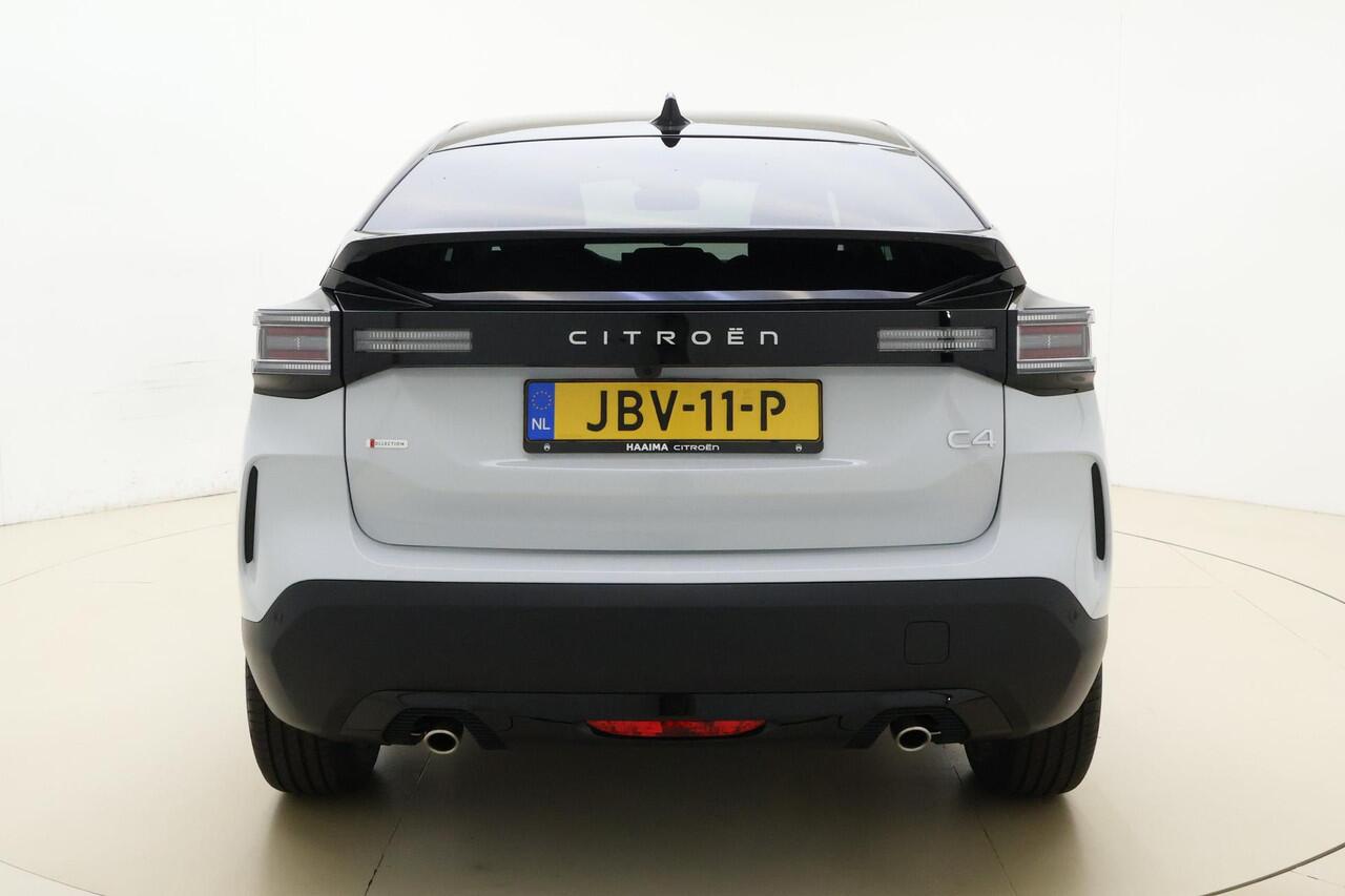 Citroen C4 1.2 Hybrid 145pk Collection Automaat | Navigatie | Stoel & Voorruitverwarming | Extra getint glas | Zwart dak | Lichtmetalen velgen Black | Climate control